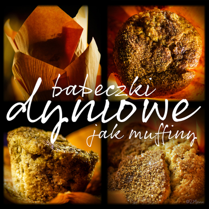 babeczki dyniowe, jak muffiny