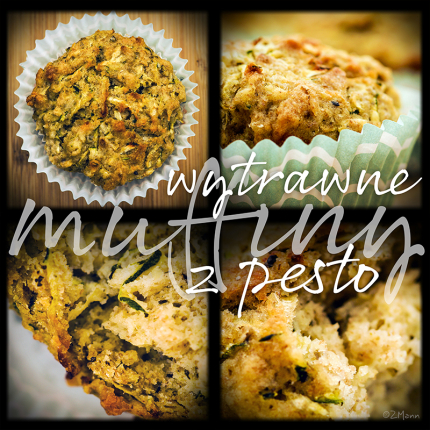 wytrawne muffiny z pesto