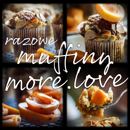 razowe muffiny morelowe