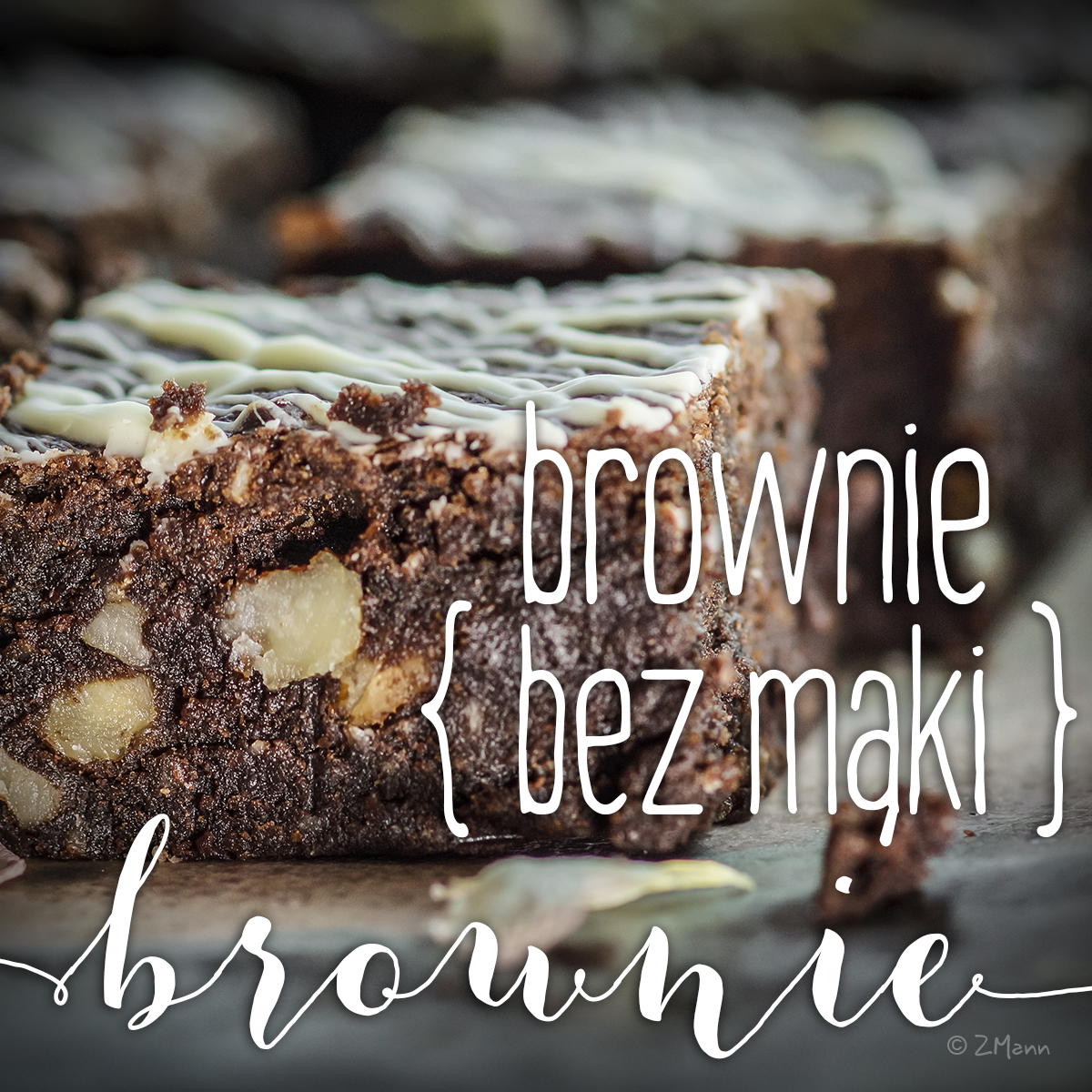 brownie bez mąki, szybkie i pyszne!