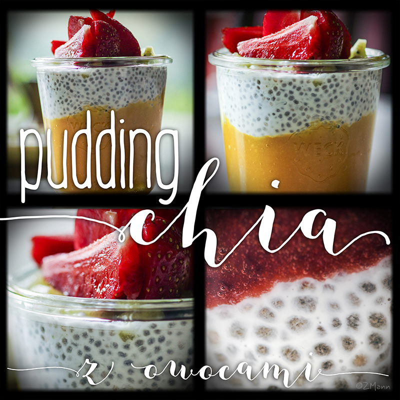 pudding chia z owocami