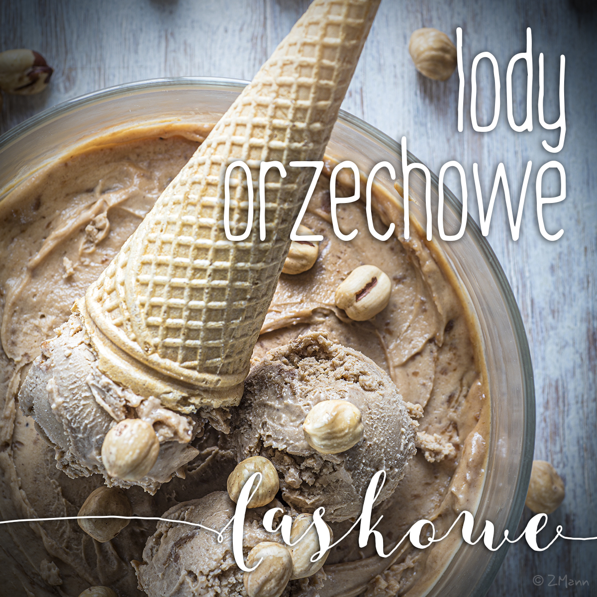 lody orzechowe . laskowe