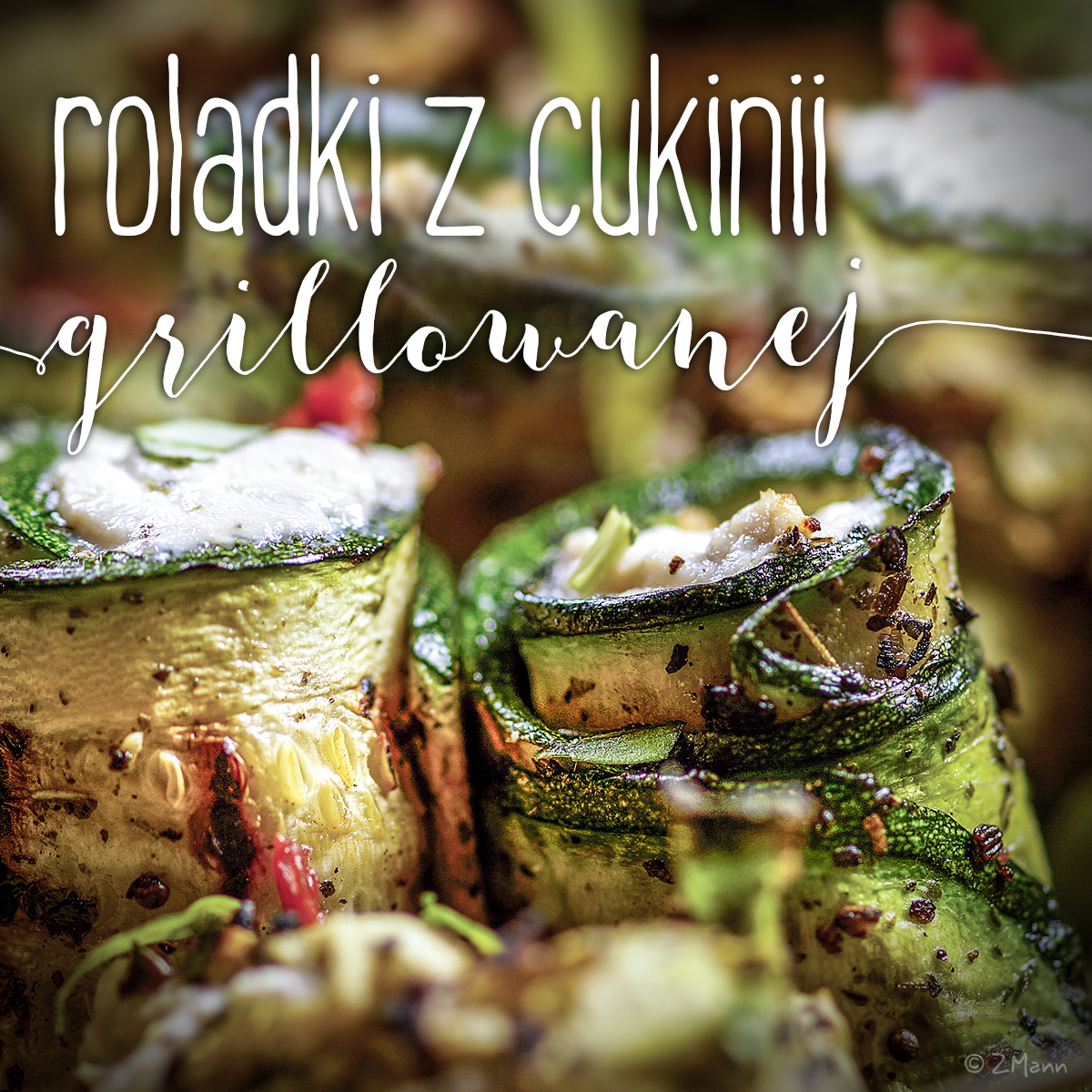 roladki z grillowanej cukinii