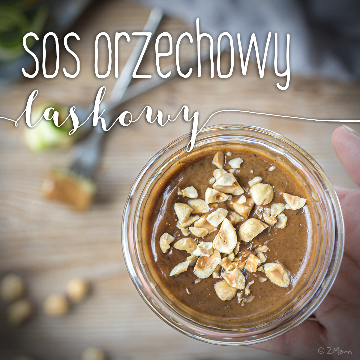 sos orzechowy { z orzechów laskowych }